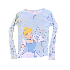 🌵2000’s The Disney Store Cinderella Girls Long Sleeve Shirt 7/8🌵